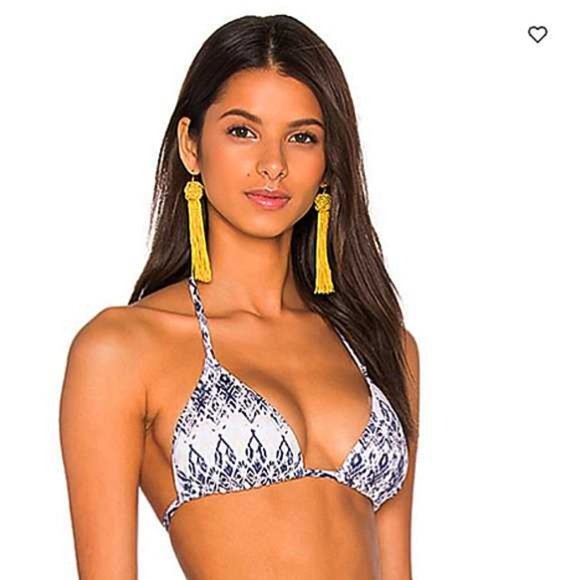 Eberjey Small Rumba Oona Bikini Top NWT - Picture 1 of 3